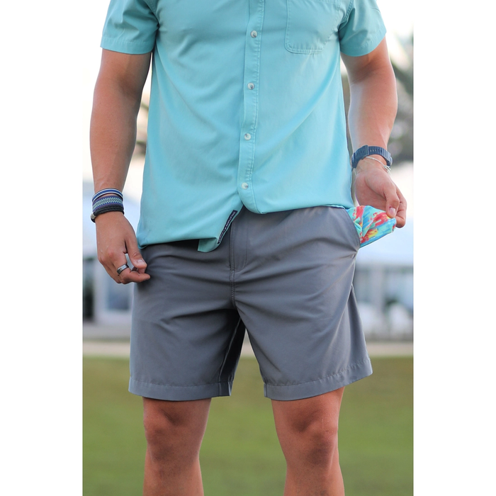 Burlebo Steel Gray Everyday Shorts